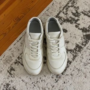Everlane men’s white/cream sneakers tennis shoes